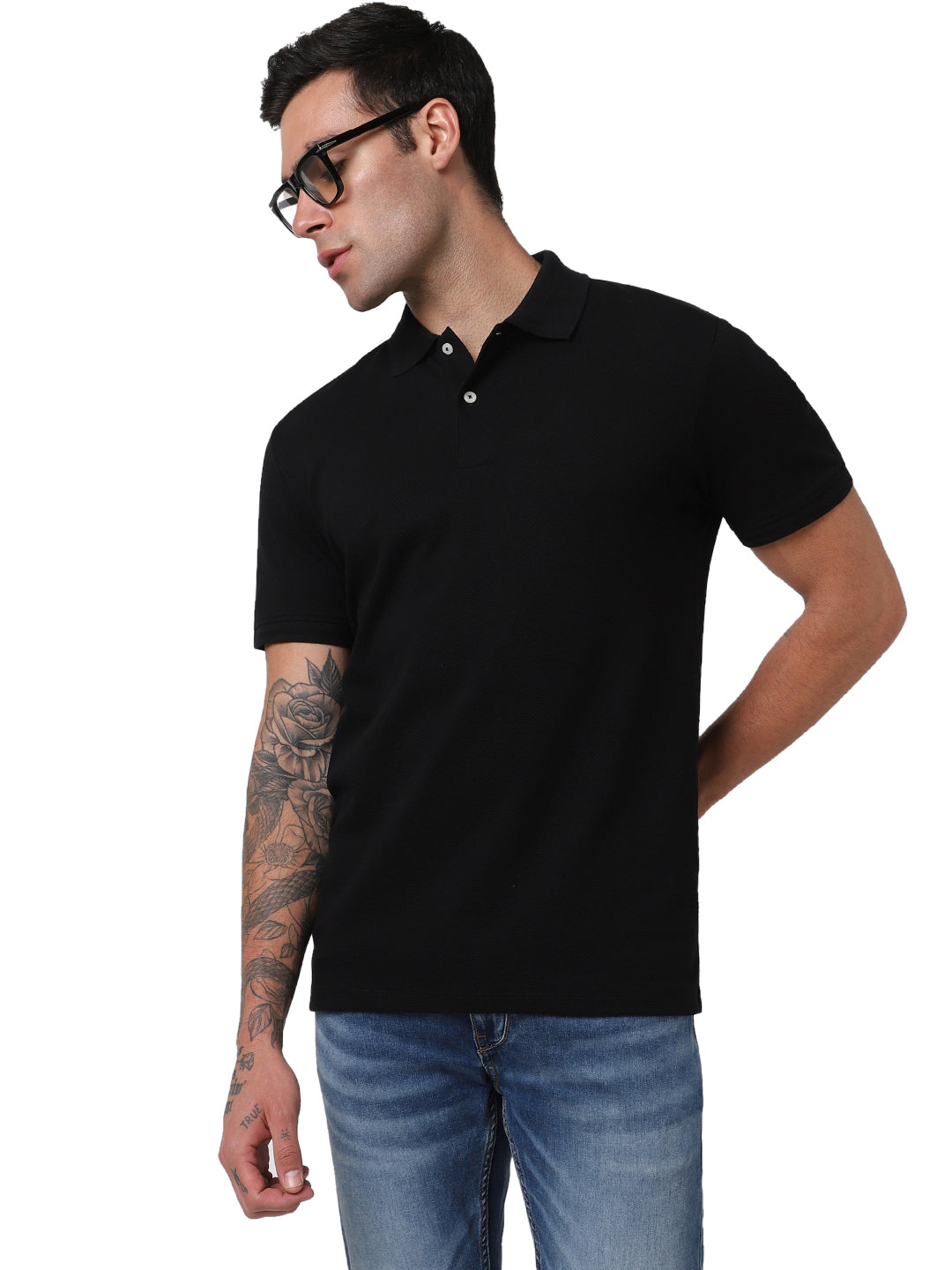 Selected Homme - SLHCRATER - Structure SS Polo - Black