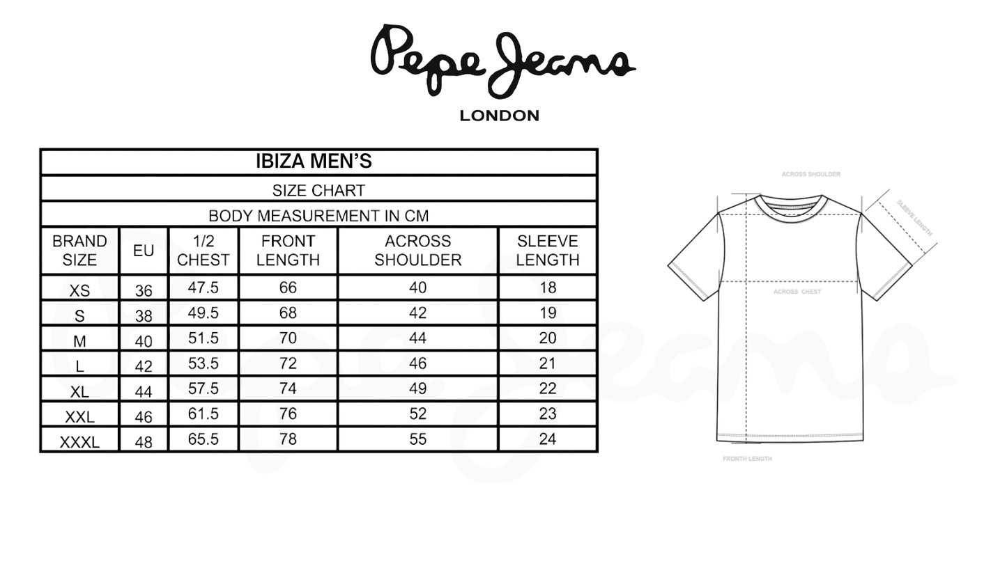 Pepe Jeans Ibiza Round Neck Tee - Black