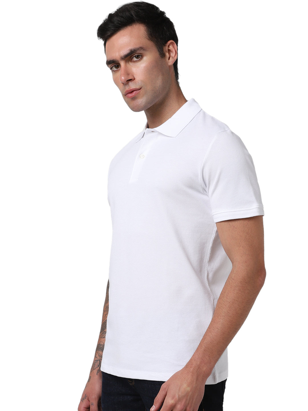 Selected Homme - SLHCRATER - Structure SS Polo - White