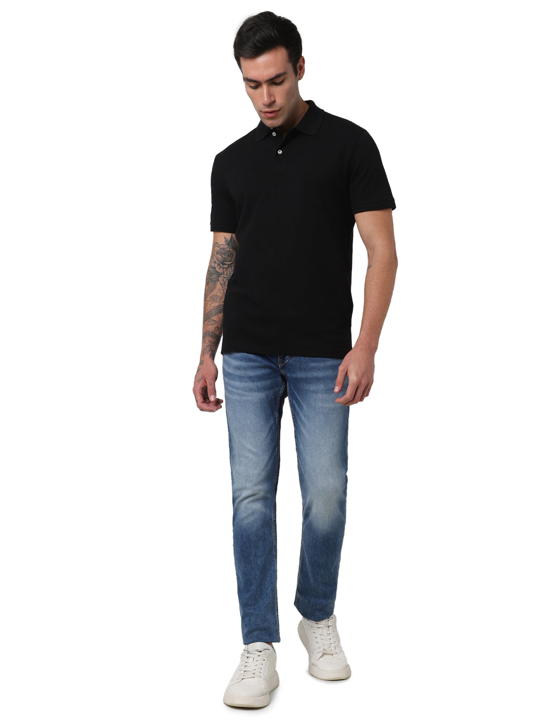 Selected Homme - SLHCRATER - Structure SS Polo - Black