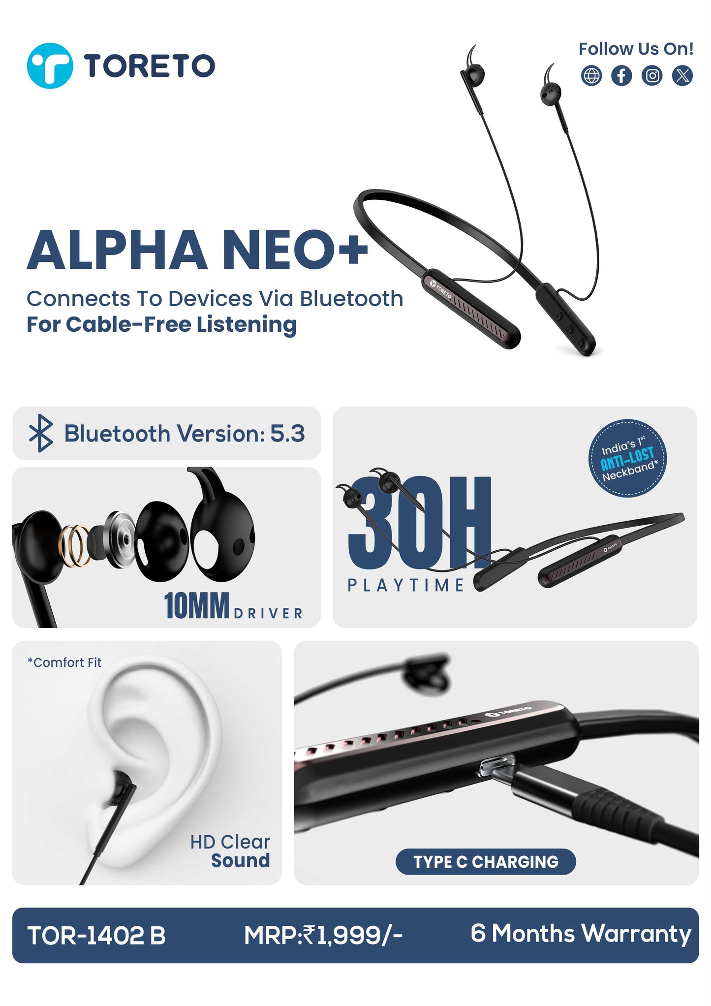 Toreto Alpha Neo+