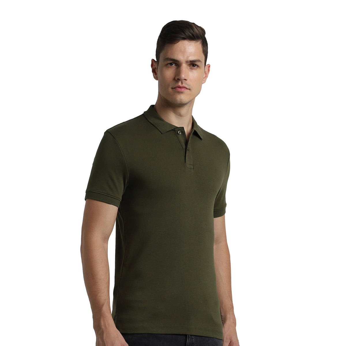 Jack&Jones - Interlock Polo - Olive Green