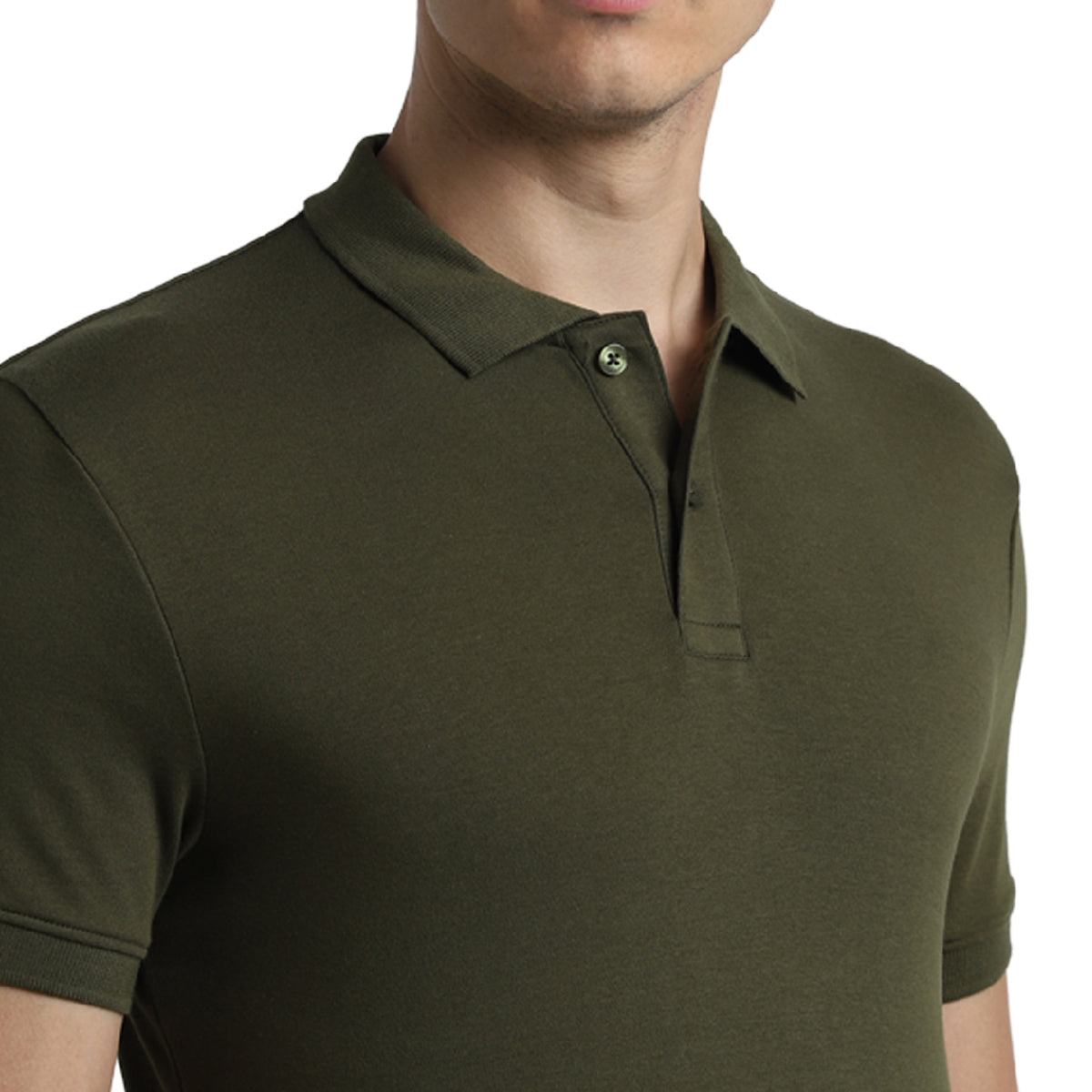 Jack&Jones - Interlock Polo - Olive Green
