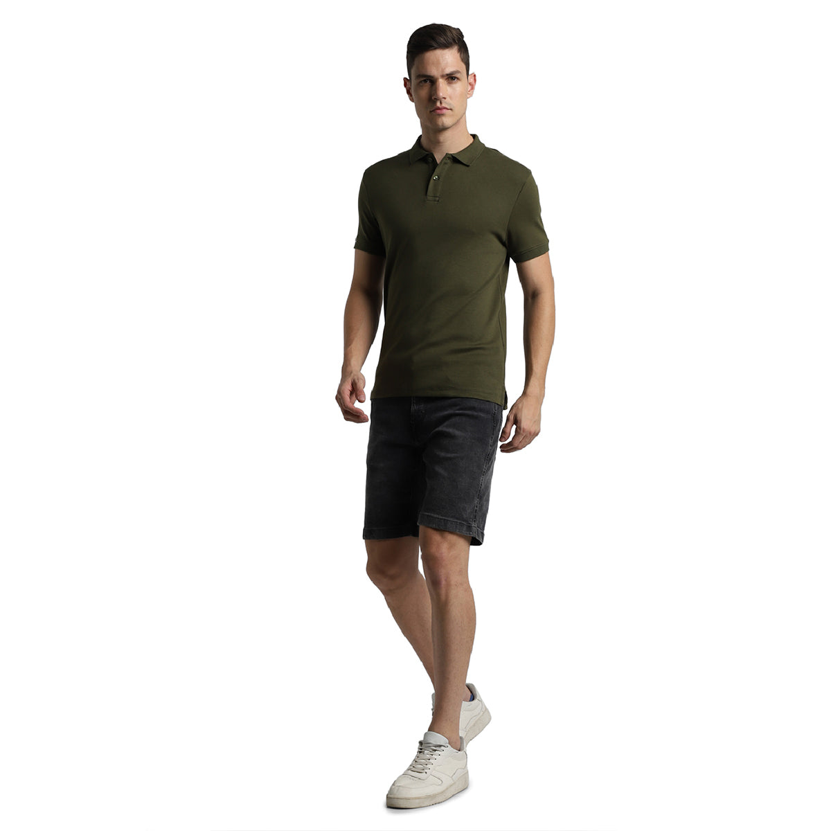 Jack&Jones - Interlock Polo - Olive Green