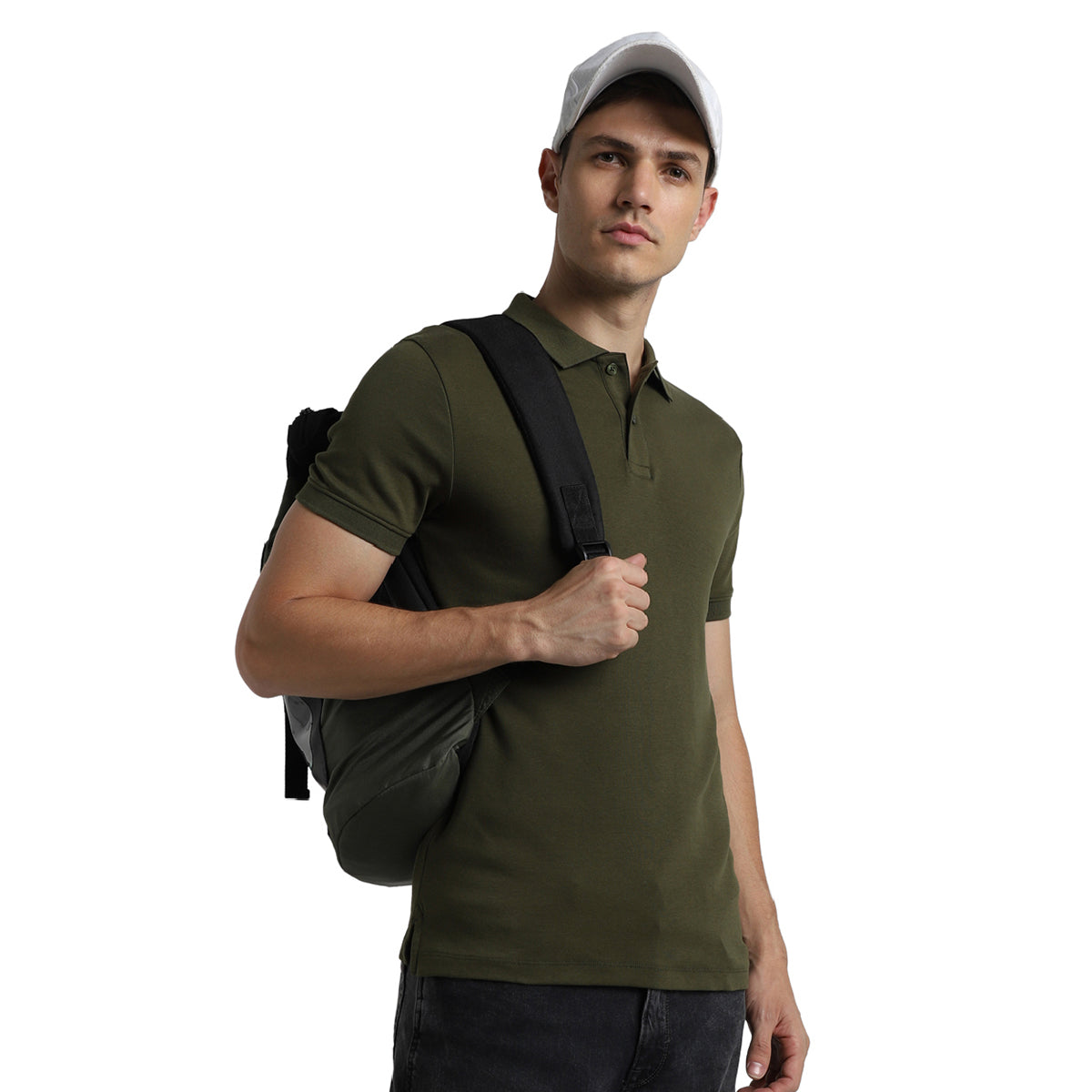 Jack&Jones - Interlock Polo - Olive Green