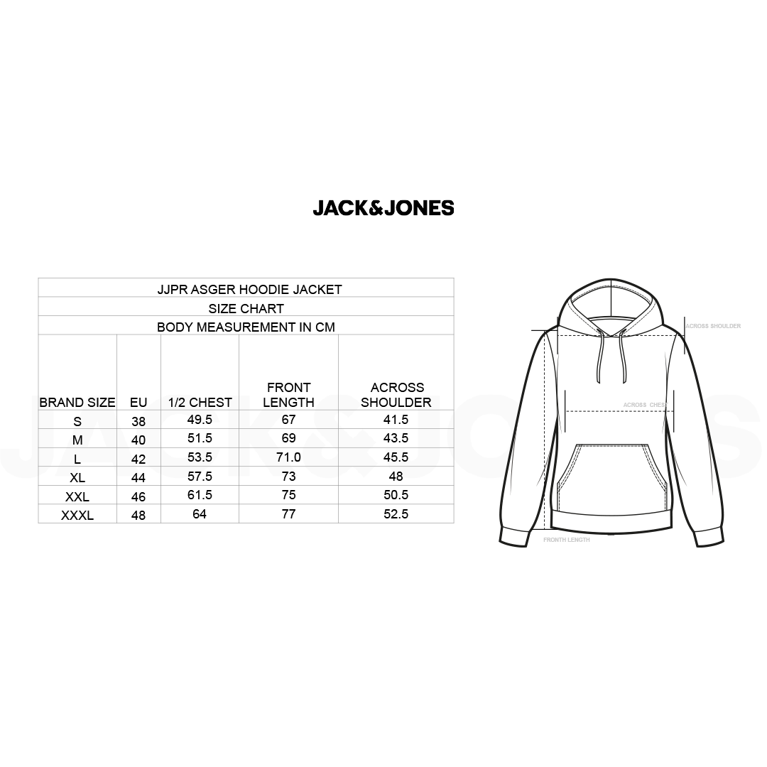 Jack&Jones - Asger hoodie - Navy Blue