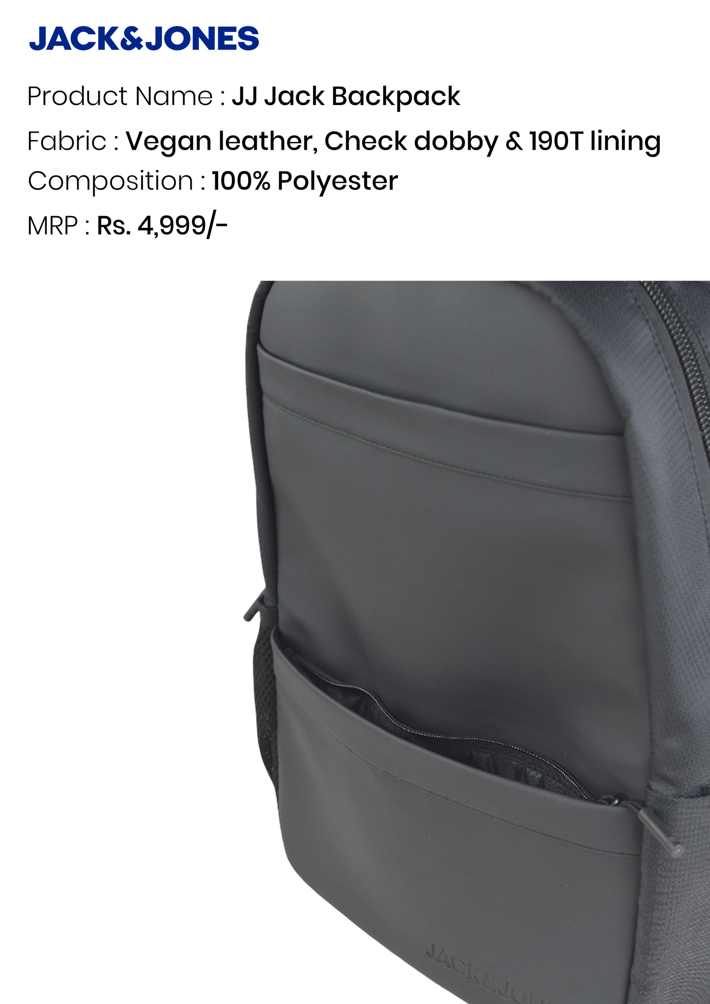 Jack&Jones - JJ Jack Backpack