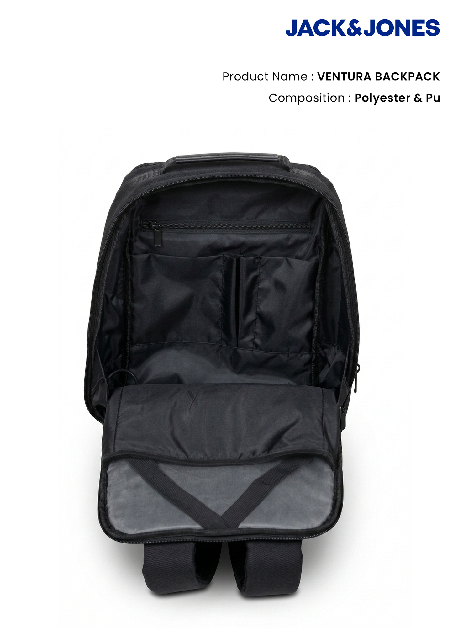 Jack&Jones Ventura Backpack - Black