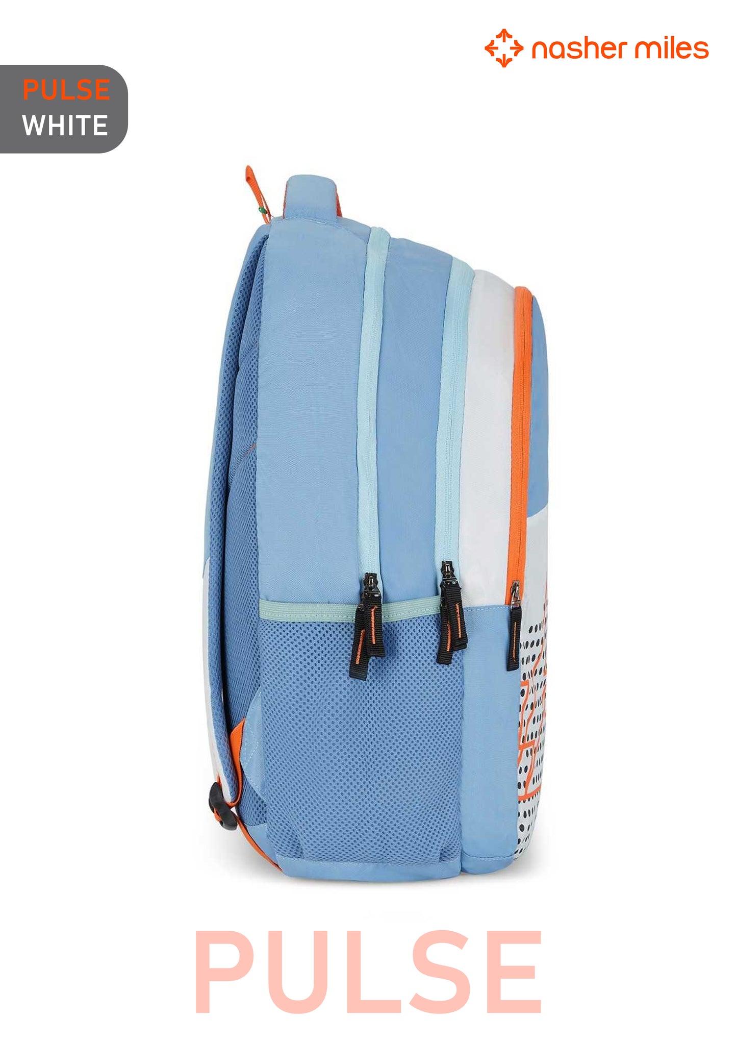 Nasher Miles Pulse Backpack - White