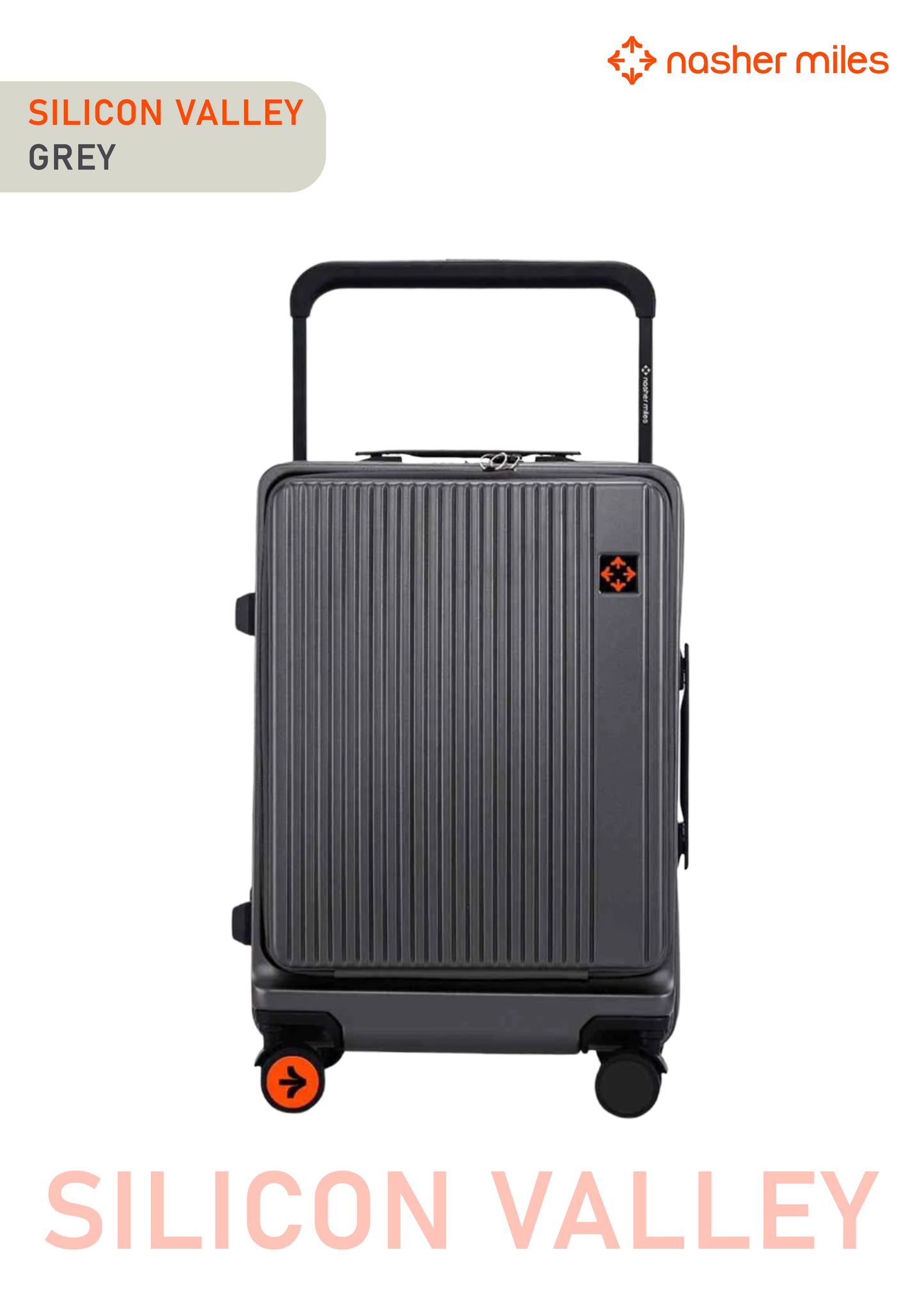 Nasher Miles Silicon Valley Luggage - Grey