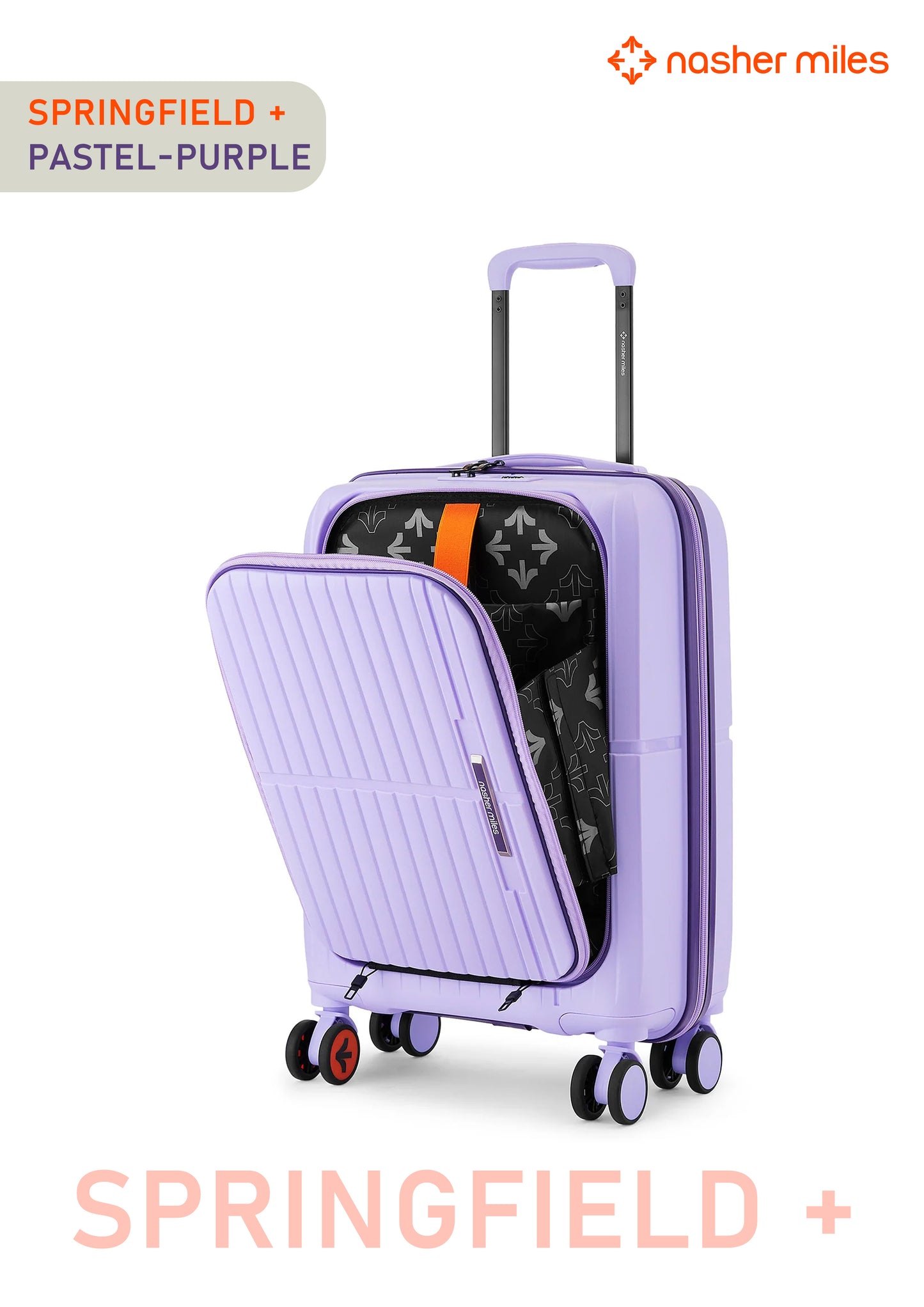 Nasher Miles Springfield Plus Luggage - Pastel Purple