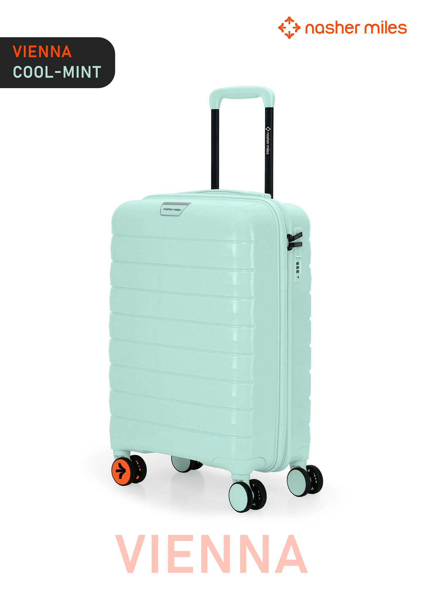 Nasher Miles Vienna Luggage - Cool Mint