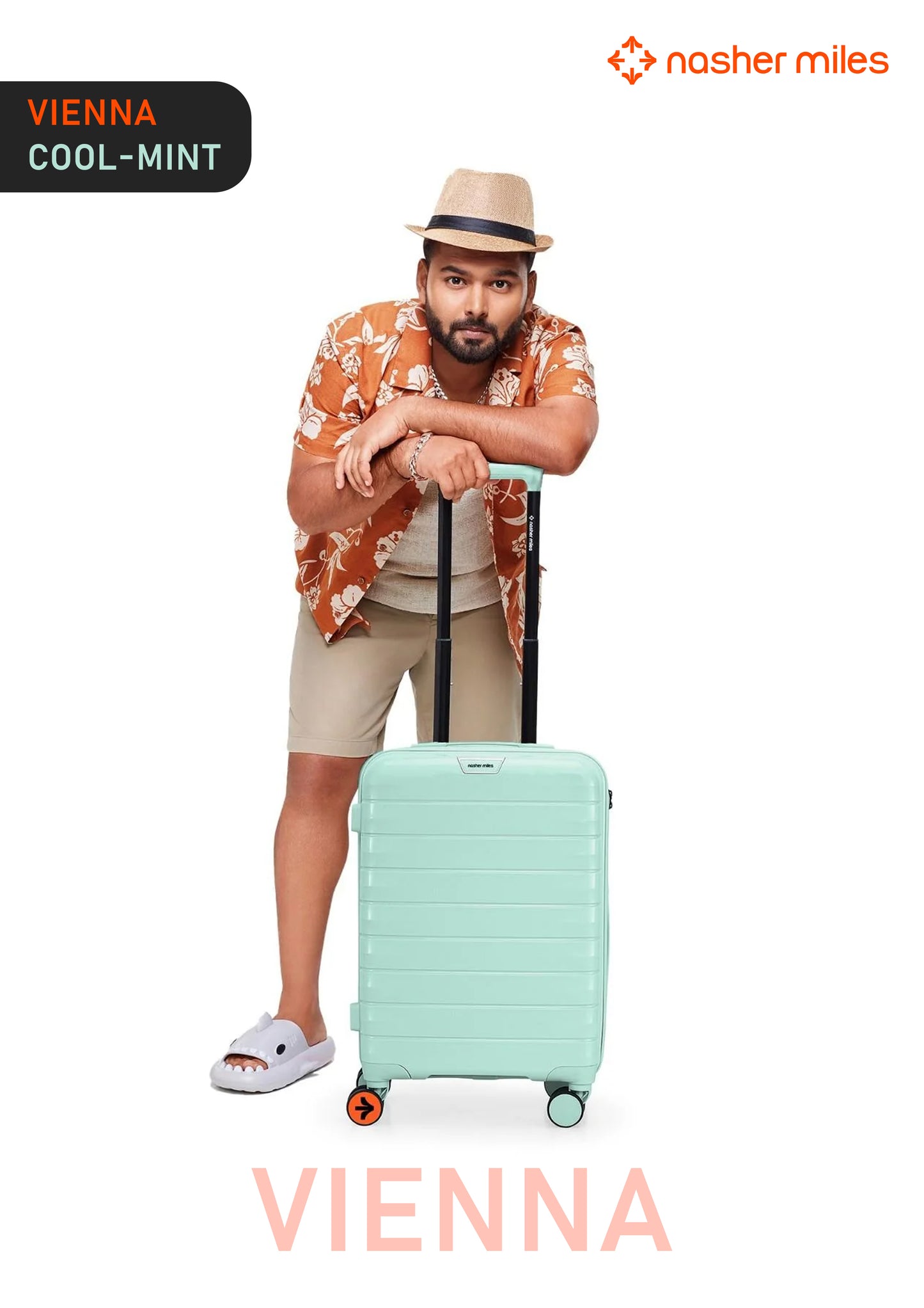 Nasher Miles Vienna Luggage - Cool Mint