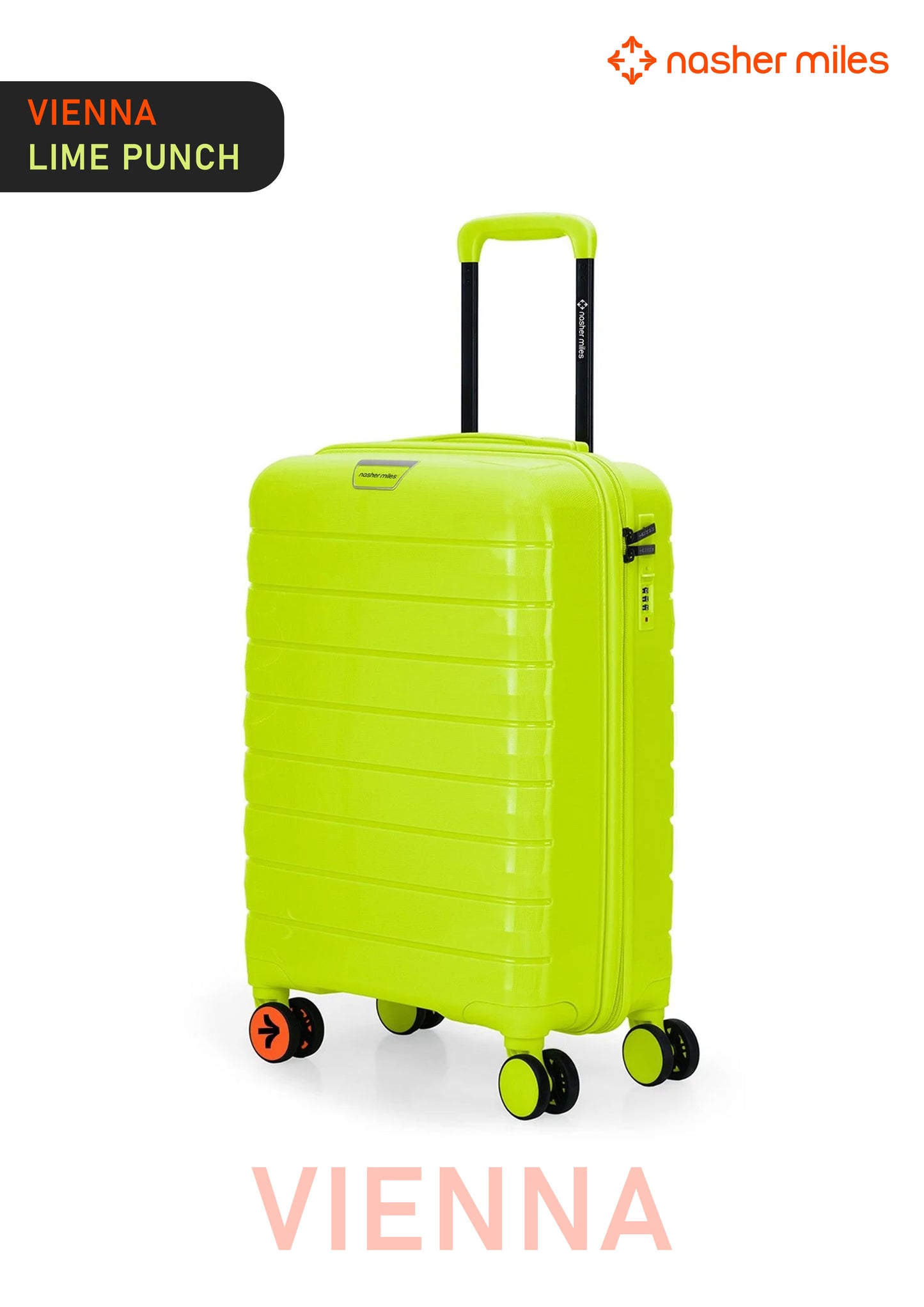 Nasher Miles Vienna Luggage - Lime Punch