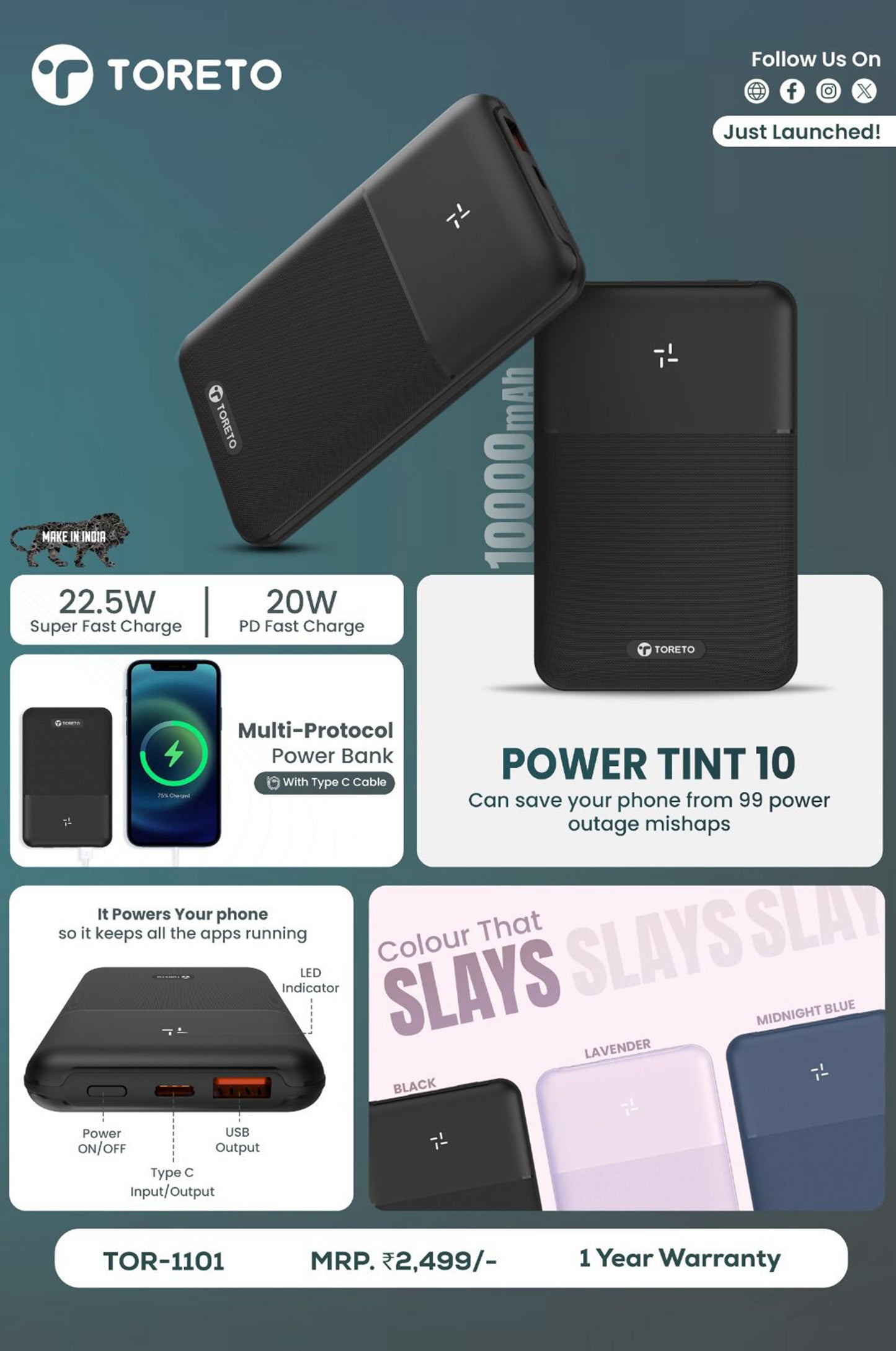Toreto Power Tint 10