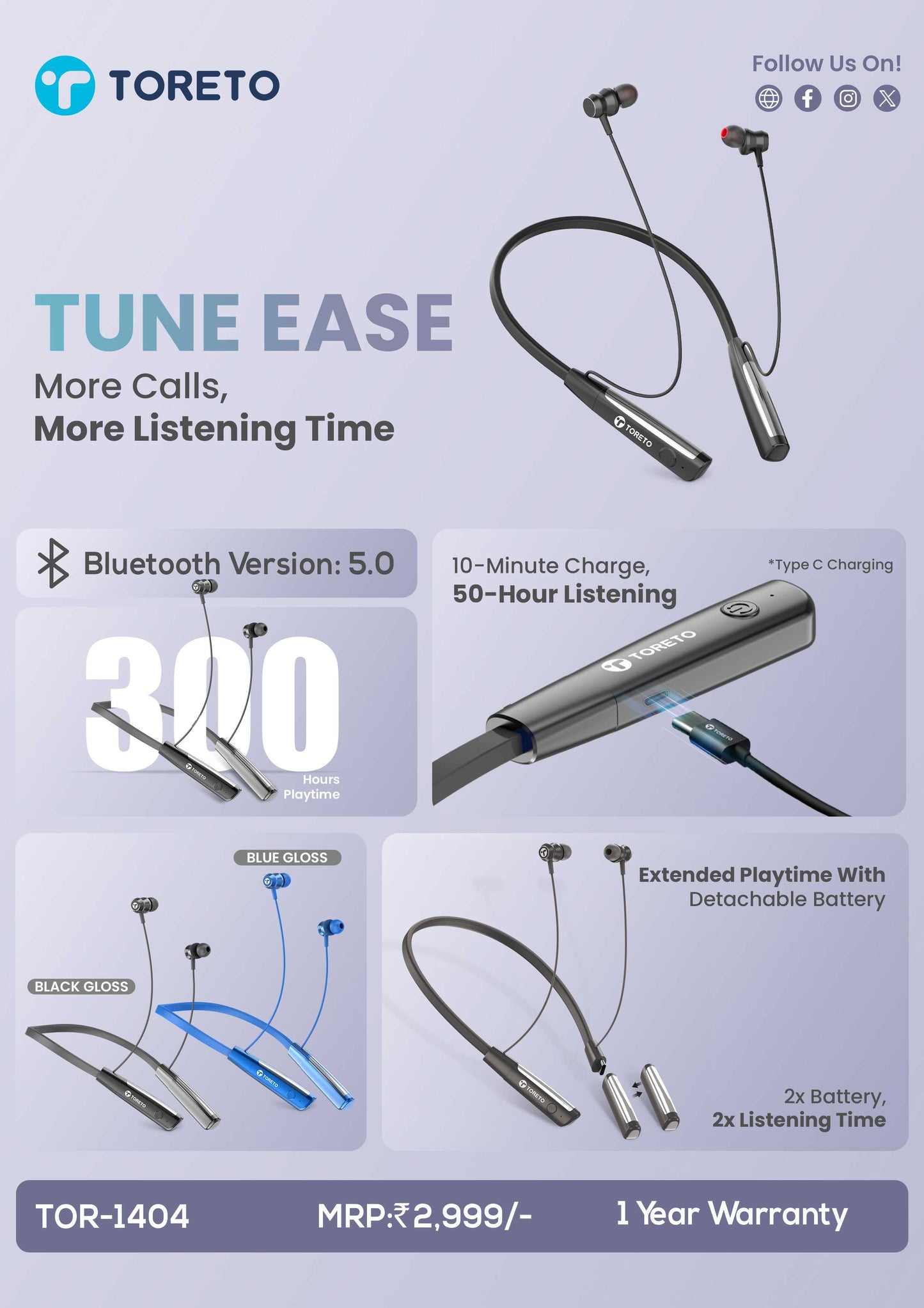 Toreto Tune Ease