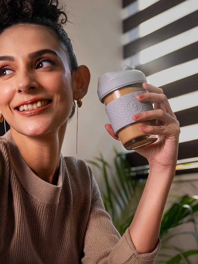 Glasafe Sipease 320ml - Coffee Mug (Soothing Slate)