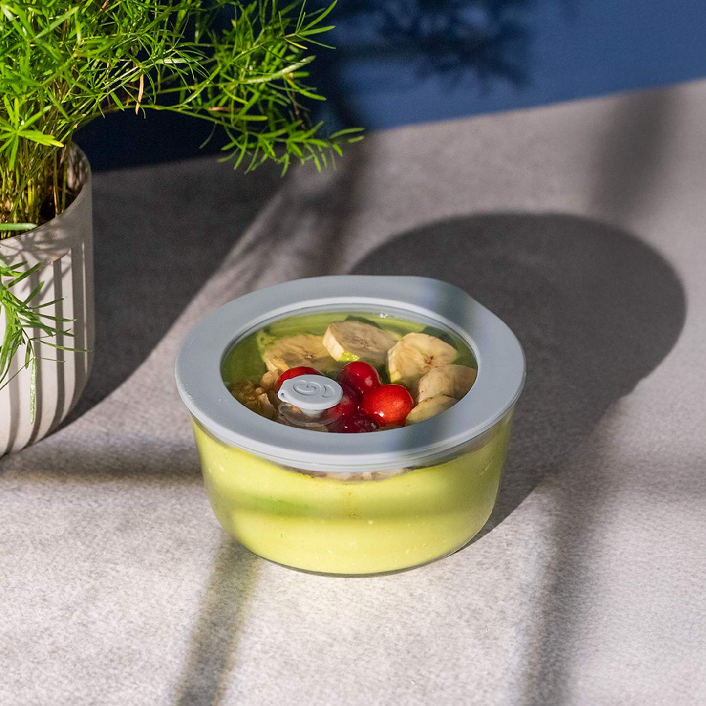 Assorted Glass Set Bowl – 250ml + 500ml + 950ml + 1600ml Soothing Slate