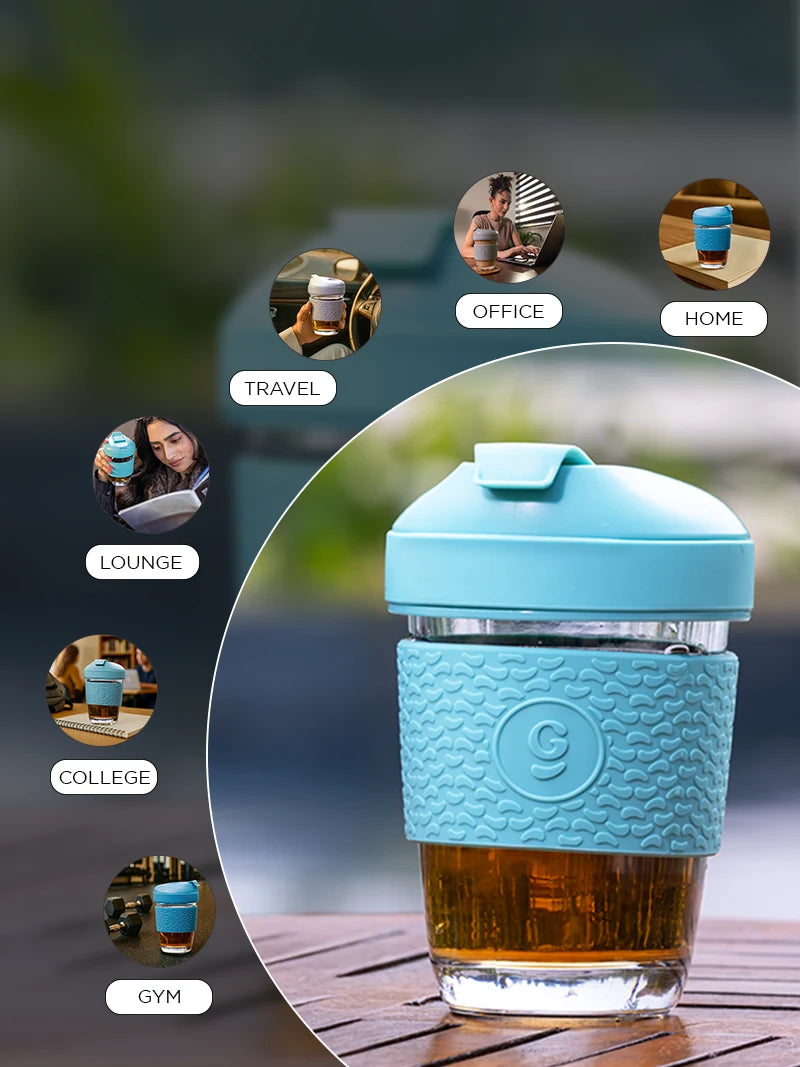 Glasafe Sipease 320ml - Coffee Mug (Mellow Mist)