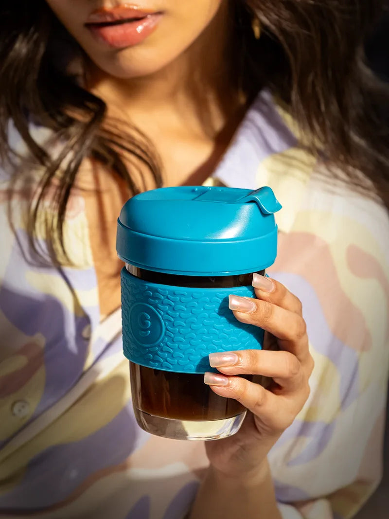 Glasafe Sipease 320ml - Coffee Mug (Tranquil Teal)
