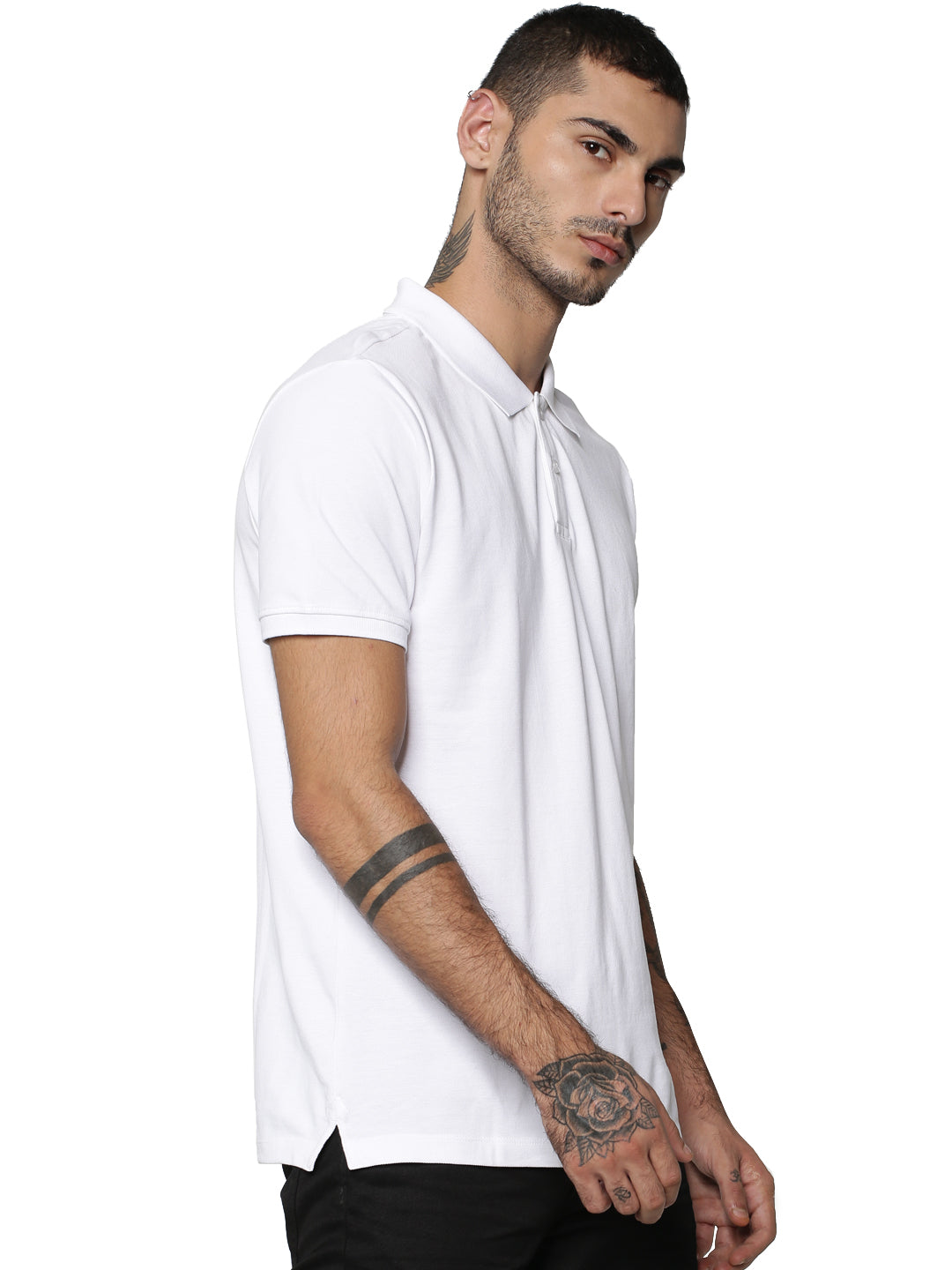 Jack&Jones Solid/Plain Polo - White