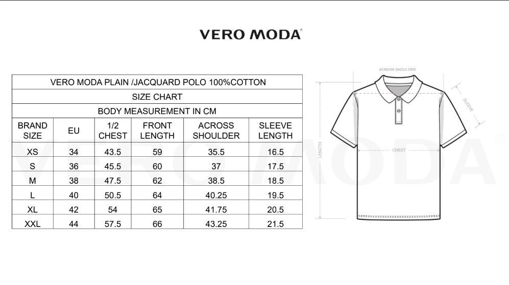 Vero Moda Jacquard Polo - Wine