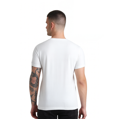 Turtle Auckland Round Neck Tee - White