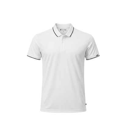 Turtle Oxford Polo - White