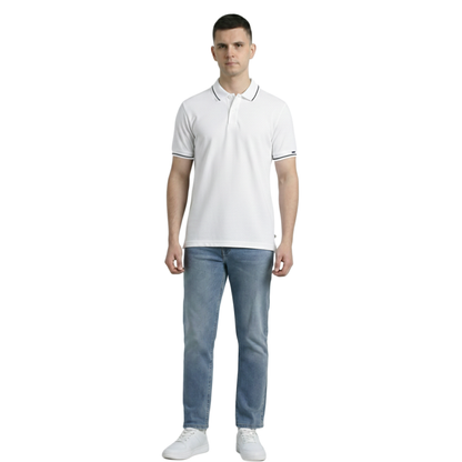 Turtle Oxford Polo - White
