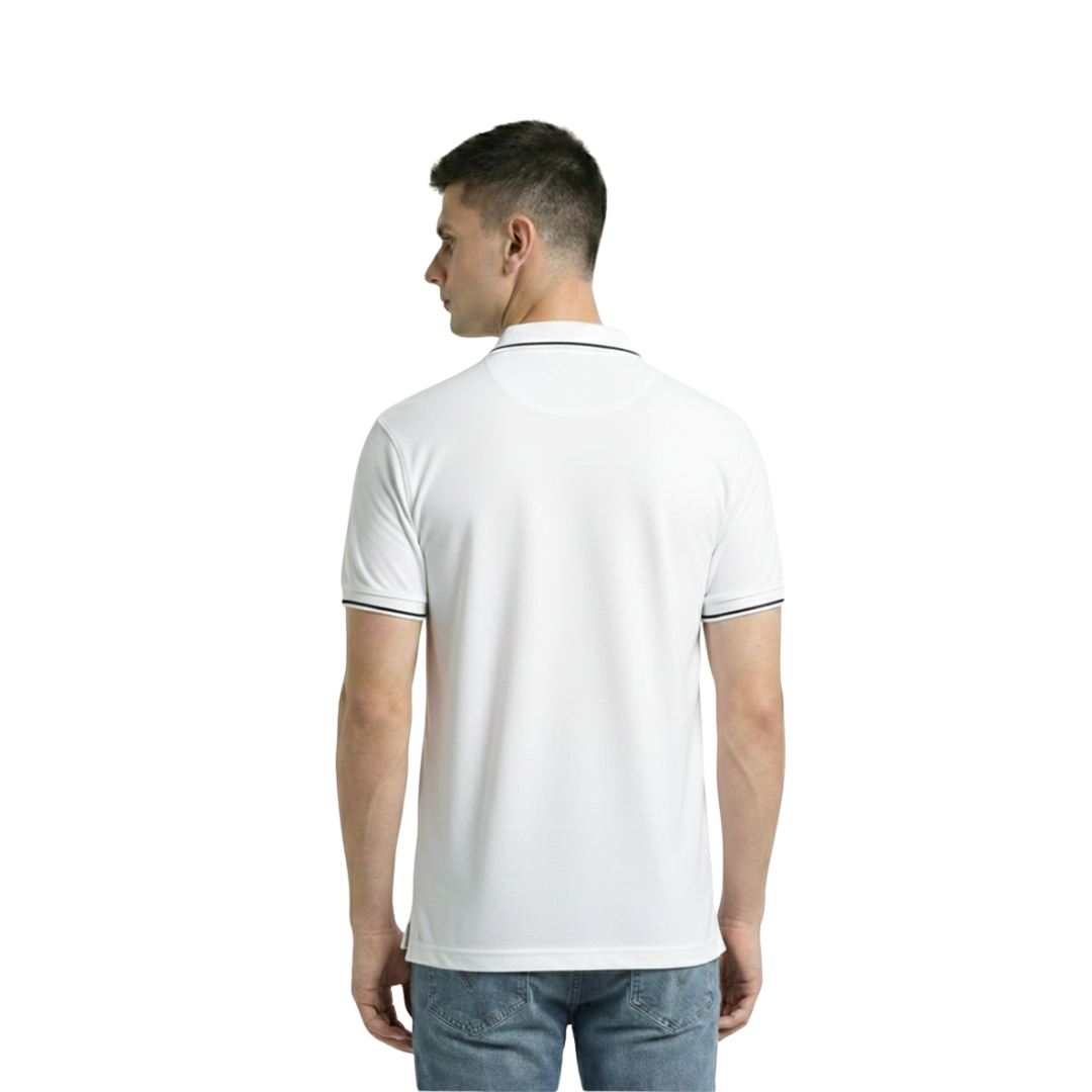 Turtle Oxford Polo - White