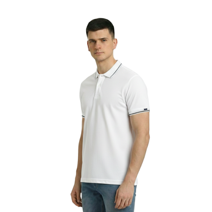 Turtle Oxford Polo - White