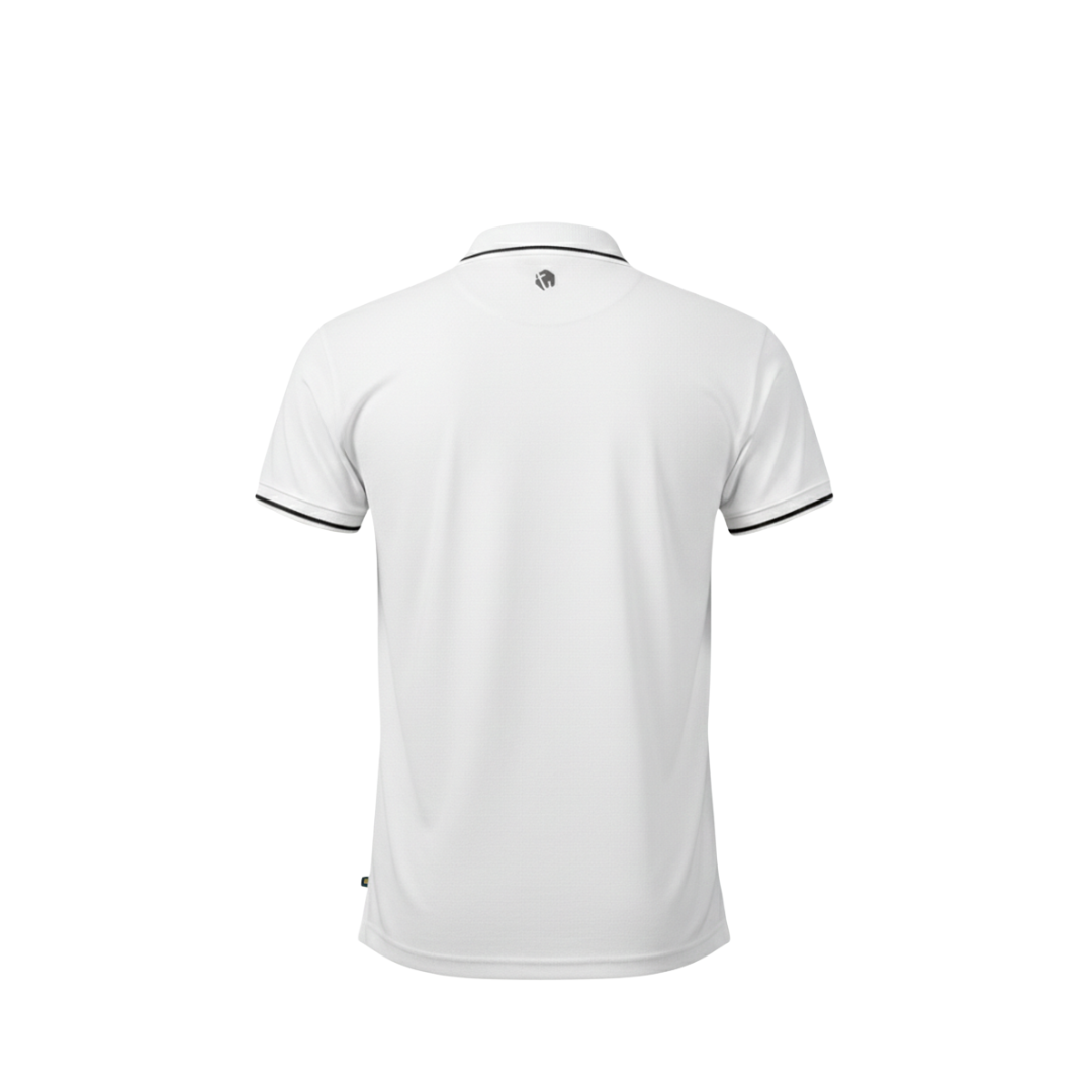 Turtle Oxford Polo - White