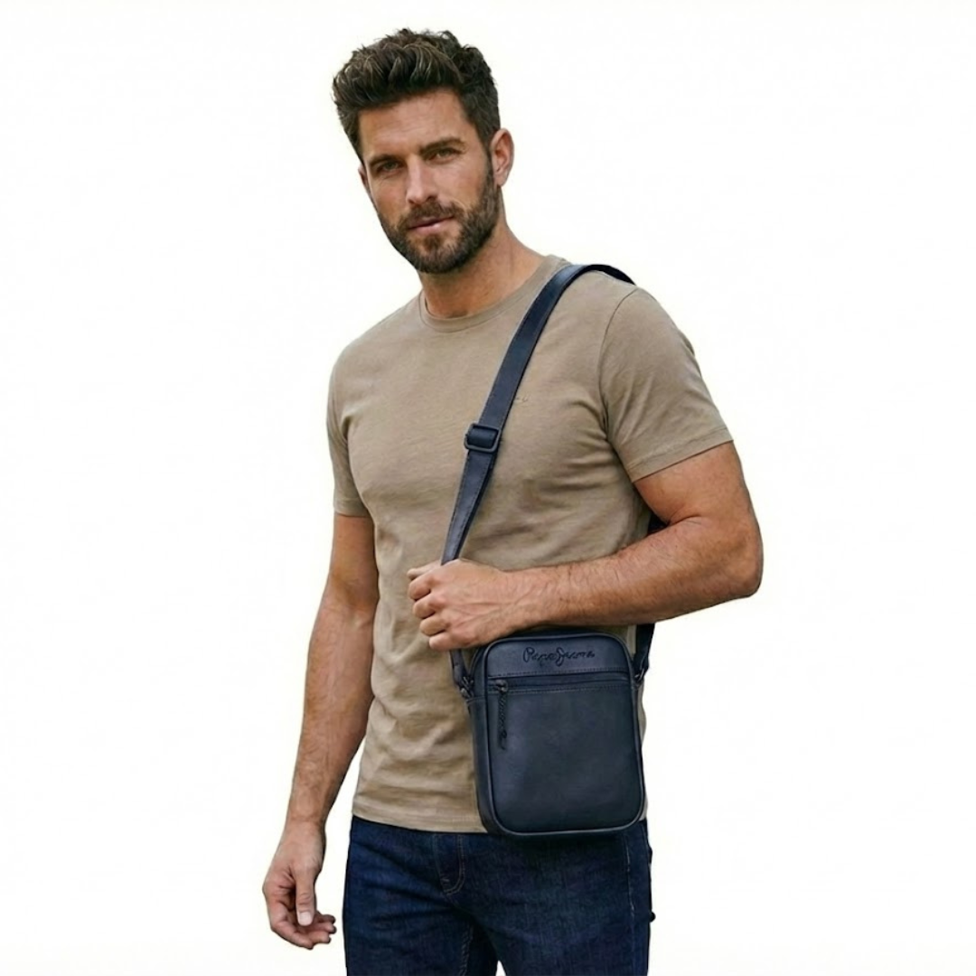 Pepe Jeans Boston Sling Bag - Navy