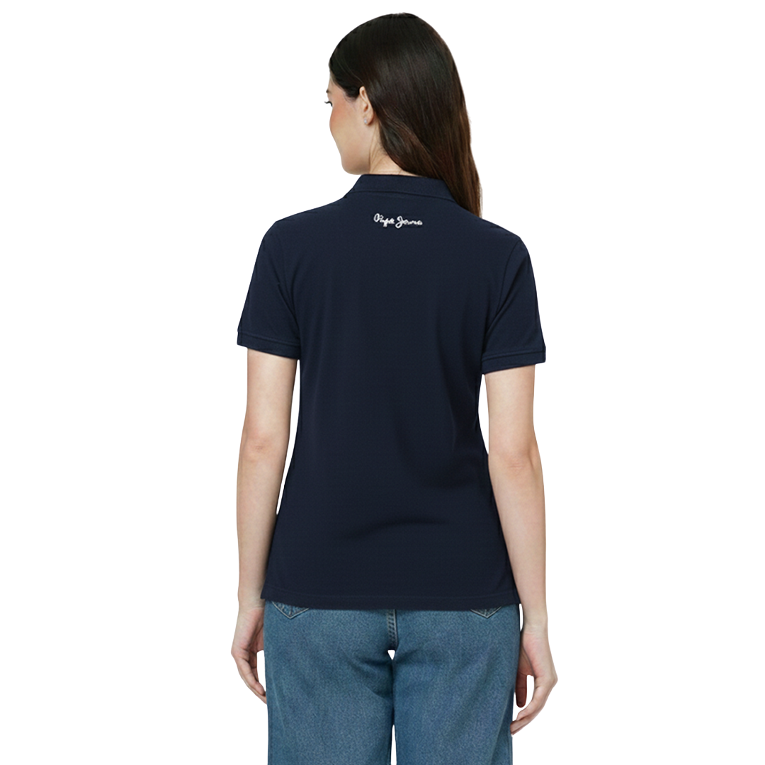 Pepe Jeans Ella Polo - Navy Blue