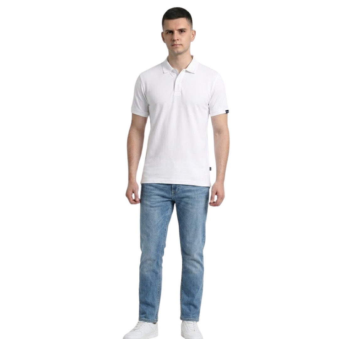 Turtle Hamilton Polo - White