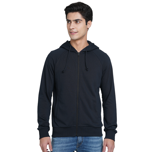 Jack&Jones Austin Hoodie Jacket - Navy Blue