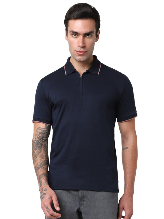 Selected Homme - SLHTHEO - Figo Zip - Navy Blue