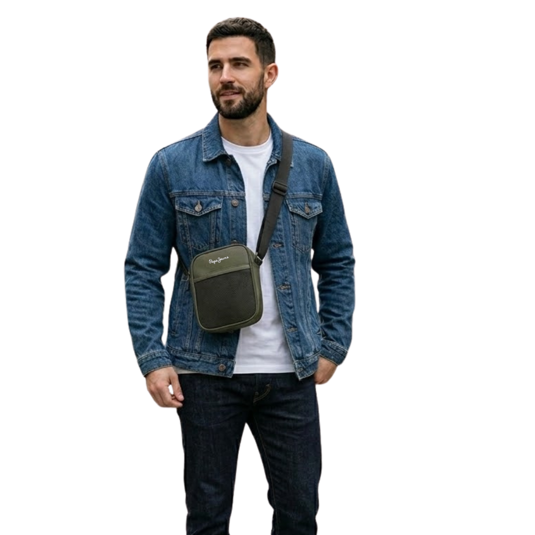 Pepe Jeans Vegas Sling Bag - Olive