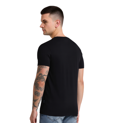 Turtle Auckland Round Neck Tee - Black