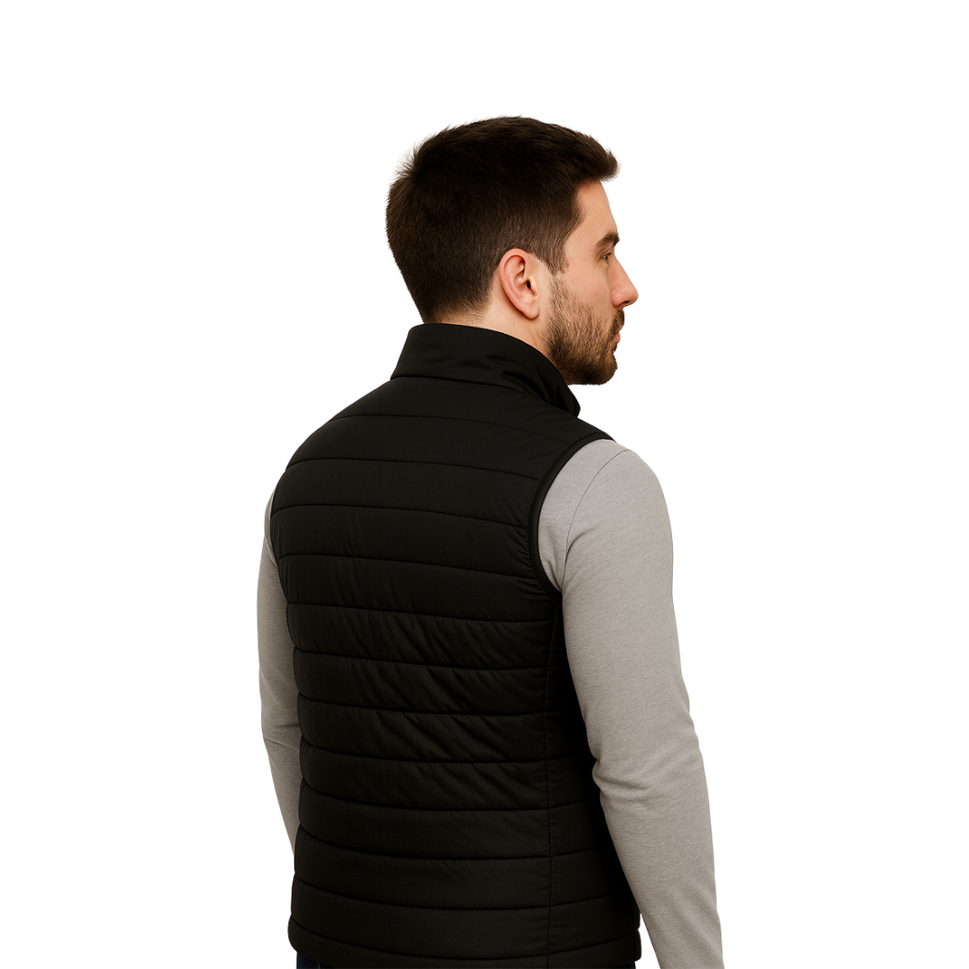 Turtle Perth Sleeveless Puffer Jacket - Black