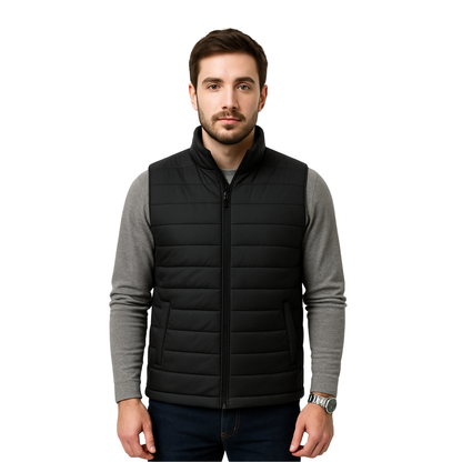 Turtle Perth Sleeveless Puffer Jacket - Black