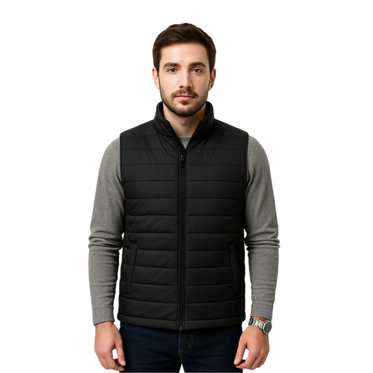Turtle Perth Sleeveless Puffer Jacket - Black