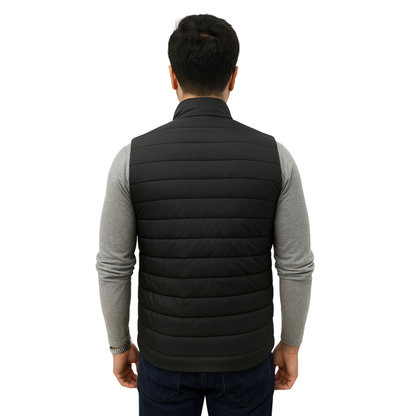 Turtle Perth Sleeveless Puffer Jacket - Black