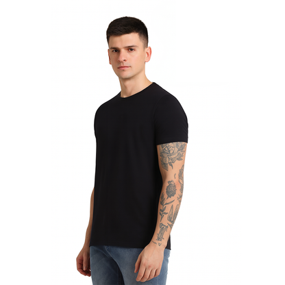 Turtle Auckland Round Neck Tee - Black
