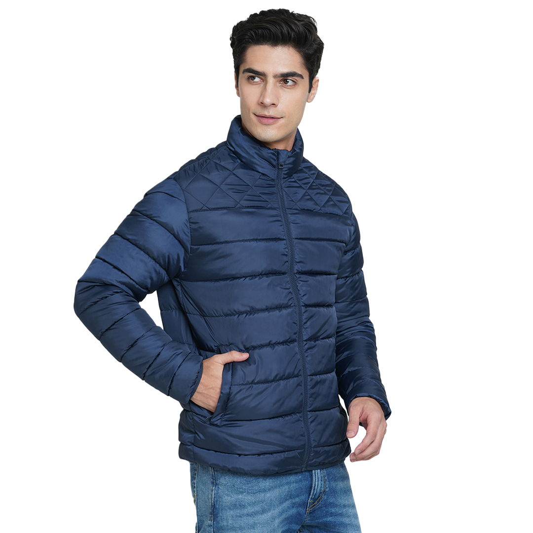 Jack&Jones Kornard Puffer Jacket - Navy Blue