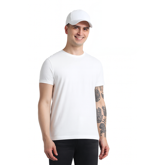 Turtle Auckland Round Neck Tee - White