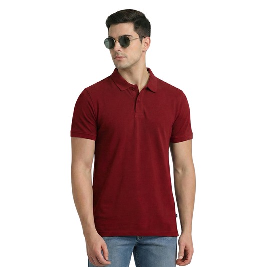 Turtle Hamilton Polo - Maroon