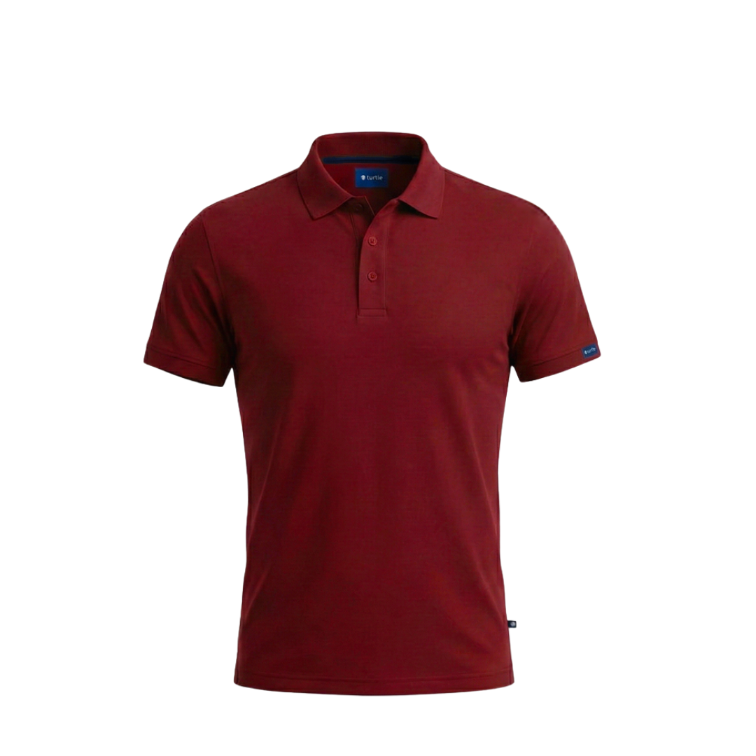 Turtle Hamilton Polo - Maroon