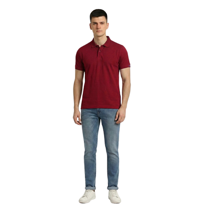 Turtle Hamilton Polo - Maroon