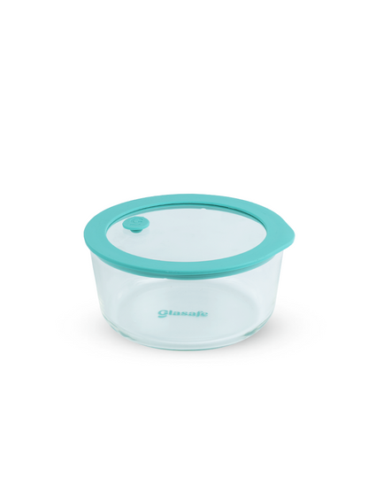 Microwave-Safe Borosilicate Glass Serving Bowl with Lid – 950ml Mellow Mist